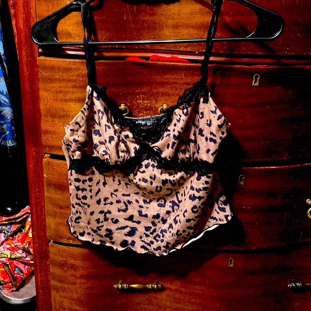 Shein Small cheetah tank top